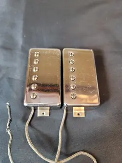 GIBSON TIM SHAW PAF HUMBUCKER SET, CHROME, 1983