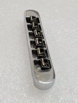 GIBSON TOP ADJUST GUITAR BRIDGE 1980 CHROME