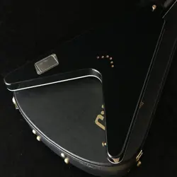 GIBSON CUSTOM SHOP FLIYNG V CUSTOM MOD EBONY USED ELECTRIC GUITAR