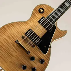 GIBSON CUSTOM SHOP LES PAUL CUSTOM FIGURED TOP ANTIQUE NATURAL 2014 #GG559