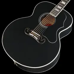 NEW GIBSON / SJ-200 CUSTOM EBONY S/N 21984021 ACOUSTIC GUITAR