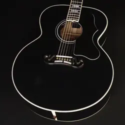 NEW GIBSON / SJ-200 CUSTOM EBONY S/N:21554017 ACOUSTIC GUITAR