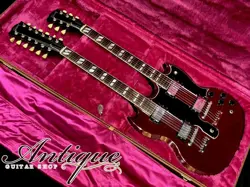 GIBSON EDS-1275 DOUBLE NECK 1992 HERITAGE CHERRY VIRGIN SOLDER&FULL ORIGINAL