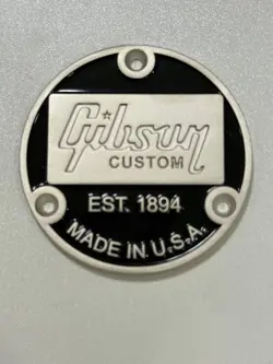 GUITAR TOGGLE SWITCH BACK METAL PLATE COVER FOR GIBSON LES PAUL -BLACK SILVER
