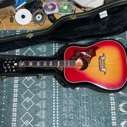GIBSON DOVE CHERRY SUNBURST 2005 SAFE DELIVERY FROM JAPAN