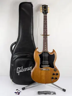 GIBSON SG TRIBUTE 2020 NATURAL WALNUT SATIN RH ELECTRIC GUITAR W/ CA (EC3037648)