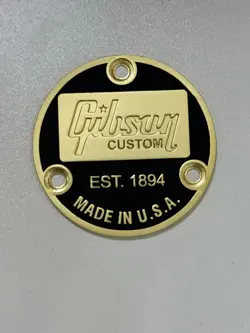 GUITAR TOGGLE SWITCH BACK METAL PLATE COVER FOR GIBSON LES PAUL  PART-BLACK GOLD