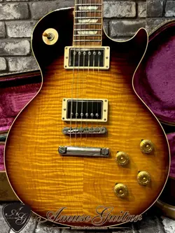 GIBSON CUSTOM SHOP HISTORIC COLLECTION 1959 LES PAUL NO PICKGUARD BOURBON BURST