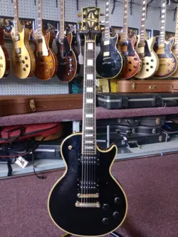 GRECO EGC-600 BLACK MIJ W/GIBSON P.U.S & OHSC *** FREE SHIPPING ***