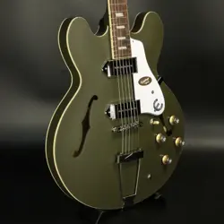EPIPHONE BY GIBSON CASINO WORN WORN OLIVE DRAB WITH GIG BAG ELECTRIC GUITAR