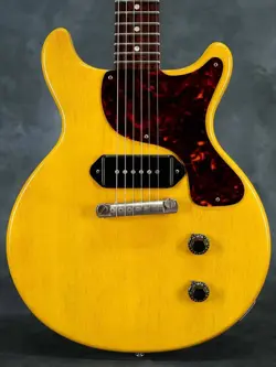 GIBSON CUSTOM SHOP JAPAN LTD '59 LES PAUL JUNIOR DOUBLE CUT BRIGHT TV YELLOW PSL