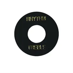 GIBSON TOGGLE SWITCH WASHER (BLACK, GOLD IMPRINT)