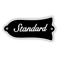 PARTS FOR US GIBSON LEFT HANDED LES PAUL PRINT 'STANDARD1' TRUSS ROD COVER PLATE
