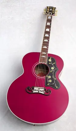 GIBSON USED SJ-200 WINE RED 2000 MADE COLOR 48TH PAYMENT INTEREST-FREE SAFE DELI