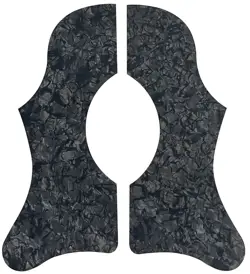 FOR GIBSON J45 & J50 ACOUSTIC FOLK GUITAR SELF ADHENSIVE PICKGUARD BLACK PEARL