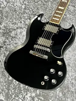 GIBSON 120TH ANNIVERSARY SG STANDARD 2014 EBONY ELECTRIC GUITAR W/HARD CASE