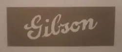VINTAGE GIBSON SCRIPT LOGO STENCIL 1930S -1940S