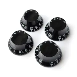 LEFT HANDED TOP HAT SPEED CONTROL KNOBS - GIBSON LES PAUL TONE VOLUME -