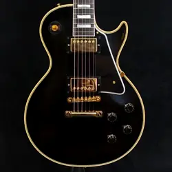 GIBSON CUSTOM SHOP 1957 LES PAUL CUSTOM REISSUE VOS EBONY NEW ELECTRIC GUITAR
