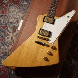 GIBSON CUSTOM SHOP 1958 KORINA EXPLORER REISSUE WHITE PICKGUARD VOS