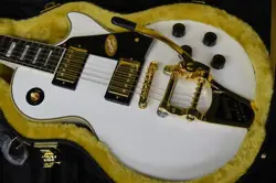 GIBSON EPIPHONEINSPIRED BY  CUSTOM LES PAUL CUSTOM ALPINE WHITE