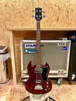 GIBSON SG BASS ELECTRIC BASS CHERRY RED SAFE PACKING!