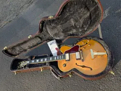 GIBSON ES-275 NATURAL GOLD HARDWARE USA HOLLOW BODY ELECTRIC GUITAR CUSTOM SHOP