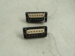 SET OF TWO GIBSON 57 CLASSIC ZEBRA GUITAR HUMBUCKER PICKUPS
