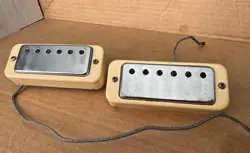 GIBSON VINTAGE LES PAUL DELUXE MINI HUMBUCKER PATENT NUMBER STICKER PICKUP SET