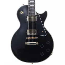 ELECTRIC GUITAR EPIPHONE INSPIRED BY GIBSON LES PAUL CUSTOM EBONY USED
