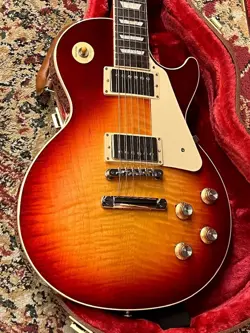 GIBSON NEW LES PAUL STANDARD '60S AAA FIGURED TOP HERITAGE CHERRY SUNBURST #2085