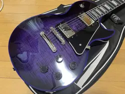 EPIPHONE INSPIRED BY GIBSON LES PAUL CUSTOM WIDOW PURPLE BURST ELECTRIC GUITAR N