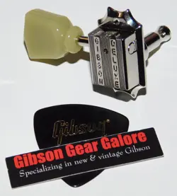 GIBSON LES PAUL TUNER KLUSON DELUXE NICKEL SG GUITAR PARTS SPECIAL ES PROJECT G