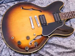 USED 1979 GIBSON ES-335 PRO ASB SUNBURST KALAMAZOO DIRTY FINGERS 3.58KG W/OHSC