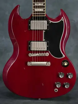 GIBSON LES PAUL SG 61 REISSUE HERITAGE CHERRY W/HARD CASE USED