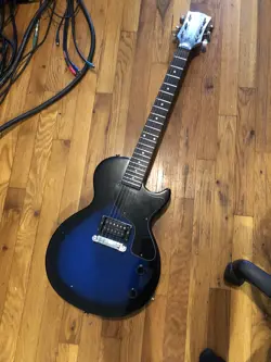 GIBSON-MAESTRO BLUE BURST, LES PAUL 6 STRING ELECTRIC GUITAR- TESTED WORKS GREAT