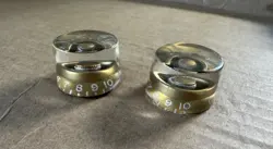 GIBSON VINTAGE 1952 TALL GOLD BARREL SPEED KNOBS LES PAUL ES 1949 1951 1950'S