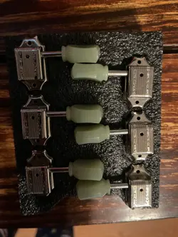 WJ-44-3C WILKINSON 3X3 CHROME VINTAGE TUNERS FOR LES PAUL SG GIBSON EPIPHONE