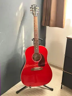 GIBSON J-45 STANDARD CHERRY ACOUSTIC GUITAR W/ CASE FROM JAPAN