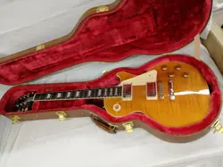 GIBSON MODEL NUMBER: STANDARD 50S FIGURED TOP HONEY ELECTRIC