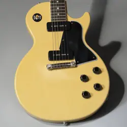GIBSON CUSTOM SHOP 1957 LES PAUL SPECIAL SINGLE CUT REISSUE VOS TV YELLOW #GGEIH