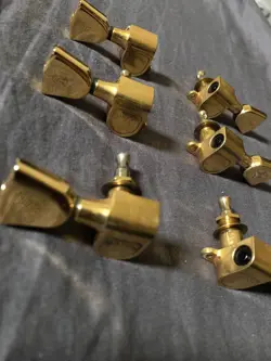 VINTAGE GIBSON M6 SCHALLER TUNERS 70S / 80S SET.