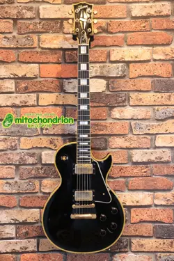 GIBSON CUSTOM SHOP 1995 1957 LES PAUL BLACK BEAUTY 1PIECE MAHOGANY GUITAR