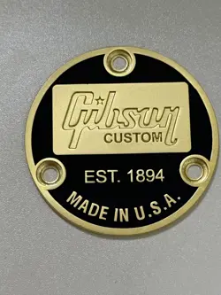 GUITAR TOGGLE SWITCH BACK METAL PLATE COVER FOR GIBSON LES PAUL  PART-GOLD BLACK