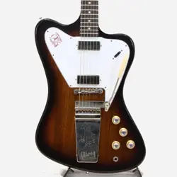 GIBSON CUSTOM SHOP 1965 NON-REVERSE FIREBIRD V W/ VIBROLA VINTAGE SUNBURST VOS