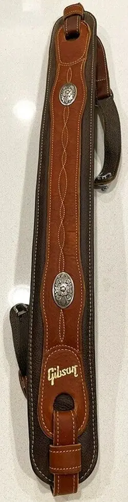 BROWN LEATHER W/