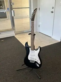 EPIPHONE BY GIBSON STRATOCASTER ELECTRIC GUITAR (BLACK)