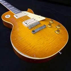 GIBSON CUSTOM SHOP MURPHY LAB 1959 LES PAUL STANDARD REISSUE DIRTY LEMON HEAVY S