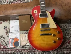 GIBSON CUSTOM SHOP 1959 LES PAUL STANDARD REISSUE WASHED CHERRY VOS SN *QB22