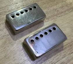 VINTAGE GIBSON CHROME HUMBUCKER PICKUP COVERS